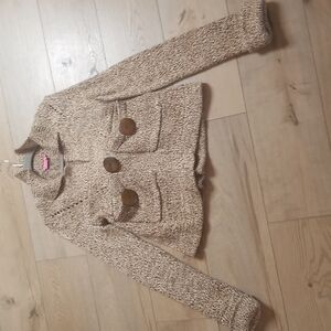 BCBG Tan Sweater Cardigan